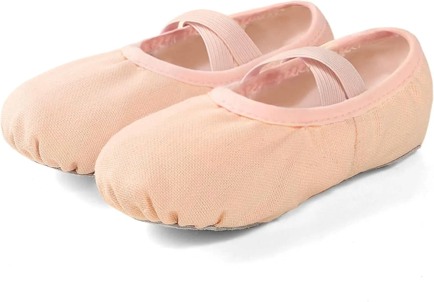 Arshiner Ballet Shoes for Girls Canvas Ballet Slippers Dance Shoes with Elastic Band for Toddler/Little Kid/Big Kid