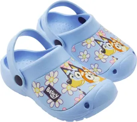 Bluey Clogs for Kids Cute Toddler Garden Shoes Slip On with Ankle Strap Indoor Outdoor Sandals House Slippers Beach Holiday Elementary School