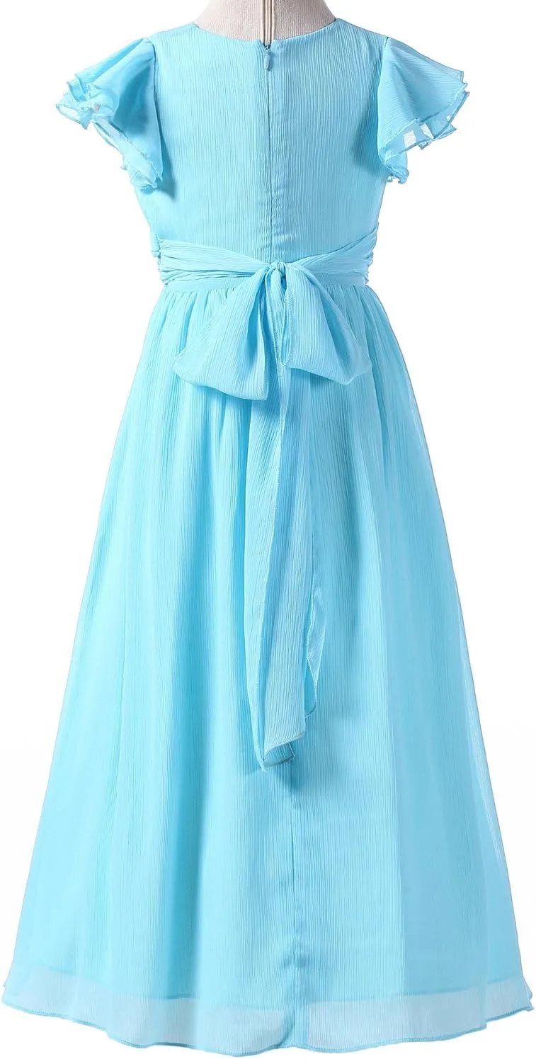 Bridesmaid Dress Prom Party Dresses Long Flower Girl's Dress