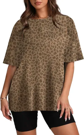 Camo Shirt for Women Mens Maple Leaf Print Camouflage T Shirt Summer Short Sleeve Oversized Camo Tee Shirts Tops