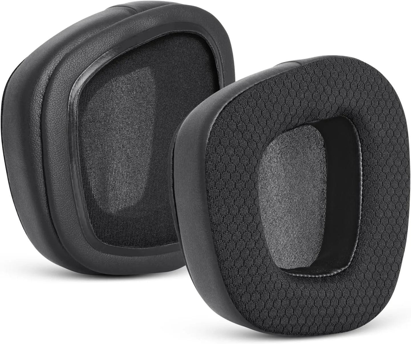 GVOEARS Replacement Ear Pads Cushions for Corsair Void/Void Pro/Void Pro RGB/Void Pro RGB SE/Void Pro Elite/RGB Wireless Earpads Gaming Headsets, Mesh Fabric with Soft Protein Leather(Black)
