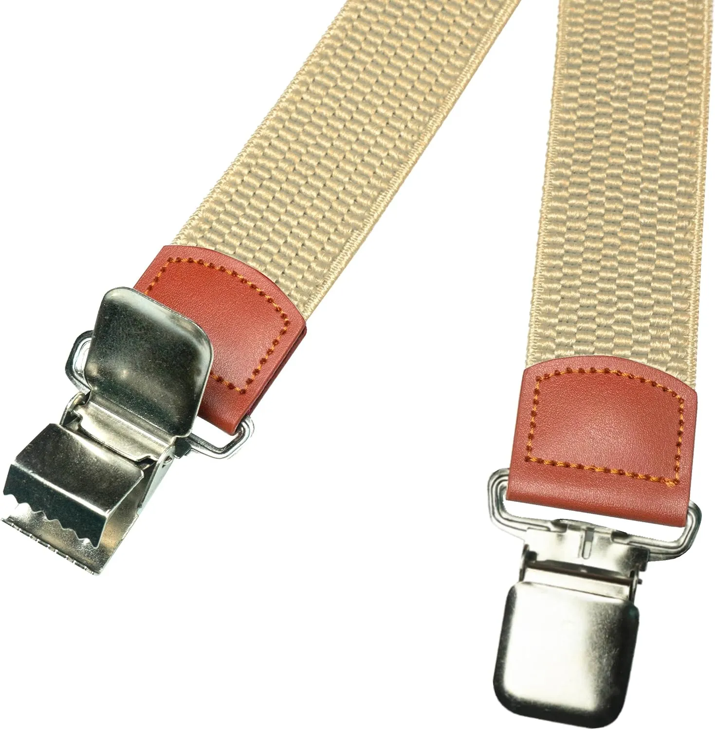 Mens Suspender with Very Strong Metal Clips 3.8cm Wide Heavy Duty Suspender