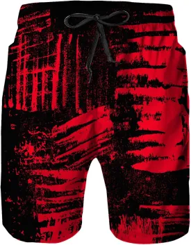 Mens Swim Trunks with Mesh Lining,Quick Dry Swimsuit Board Shorts Beach Pants Swimwear Bathing Suits