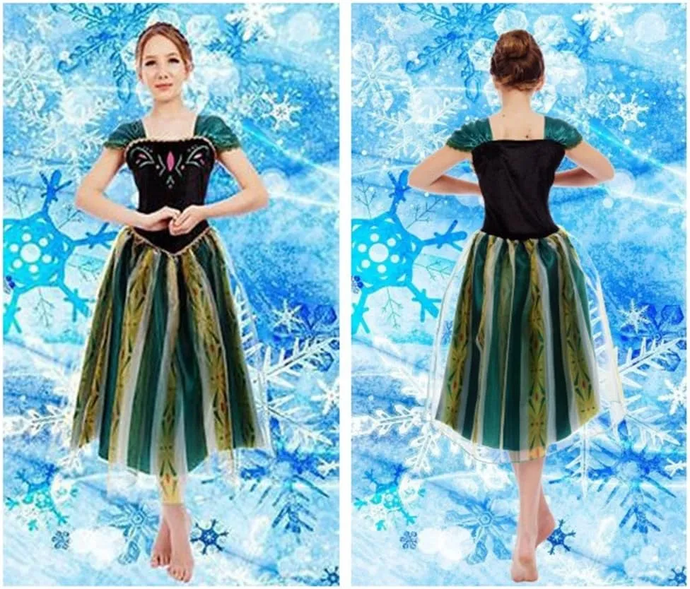 Princess Adult Women Coronation Dress Costume Cosplay ??