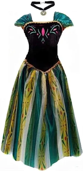 Princess Adult Women Coronation Dress Costume Cosplay ??
