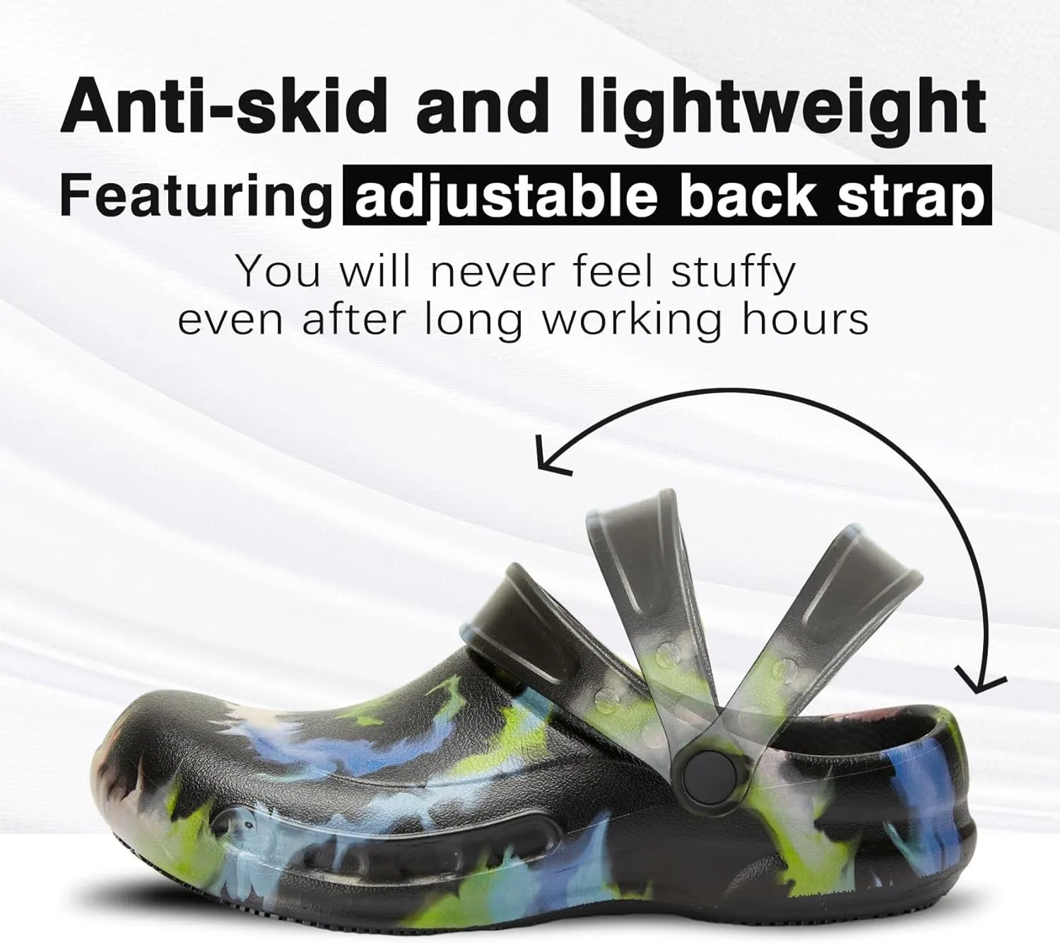 Unisex Oil Resistant Waterproof Chef Shoes Non Slip Kitchen Shoes for Men